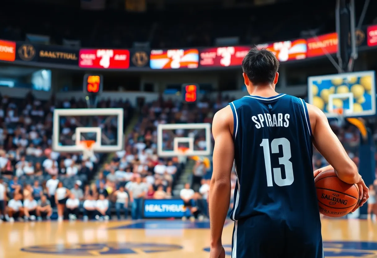 Ryan Kalkbrenner in action on the basketball court