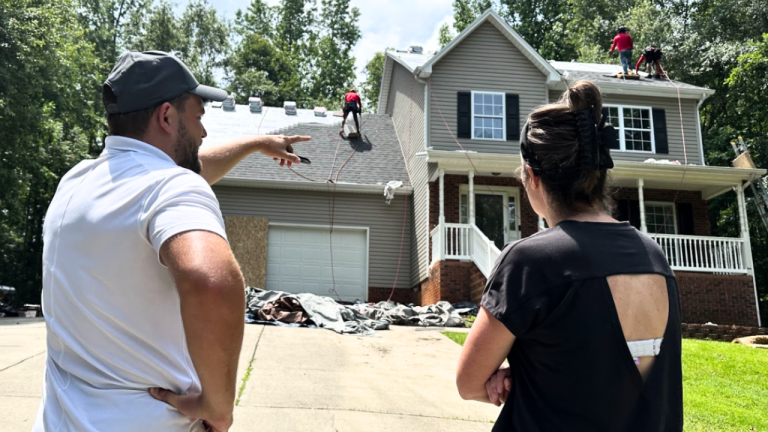 Roof replacement in Gastonia 768x432