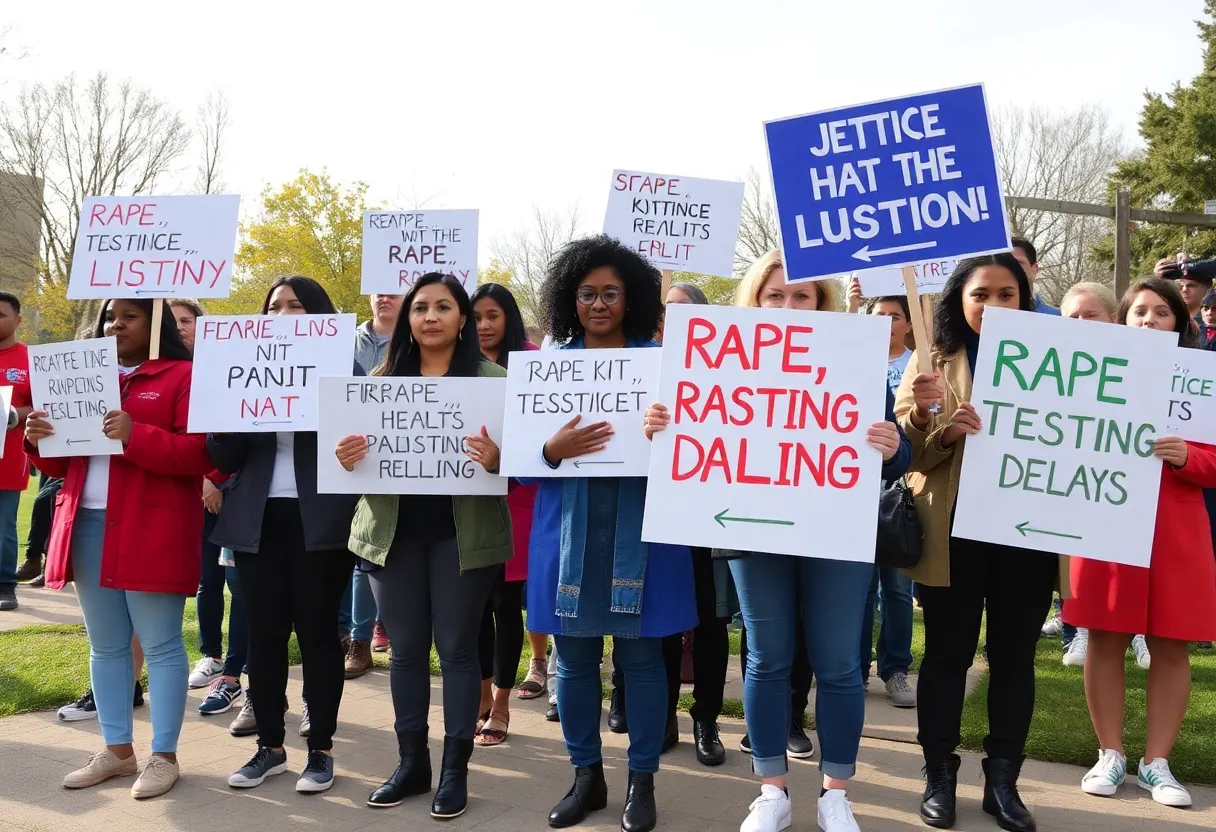 Mental health professionals advocating for timely rape kit testing