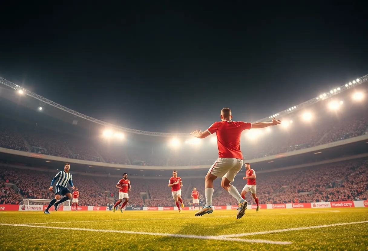 Charlotte FC player in action during the match against Real Salt Lake