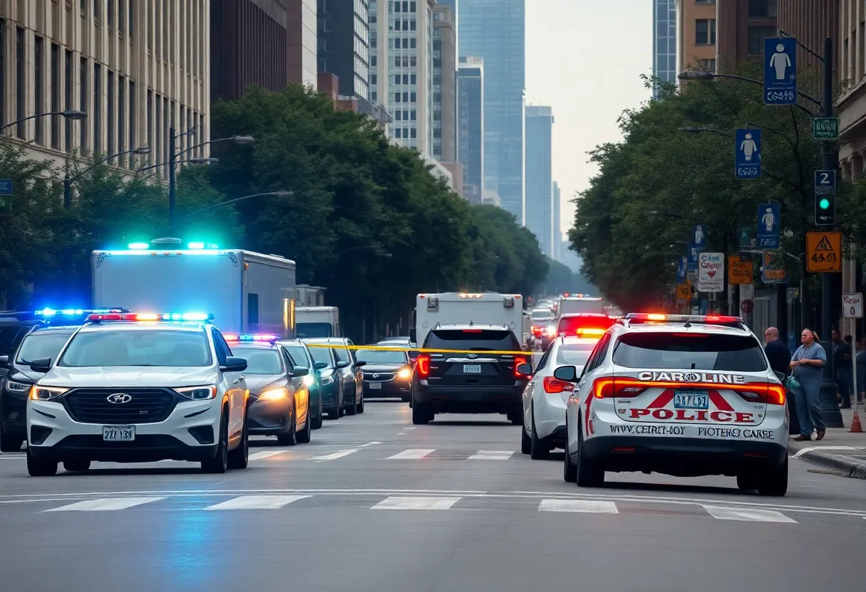 Police presence in Charlotte following recent gun violence incidents