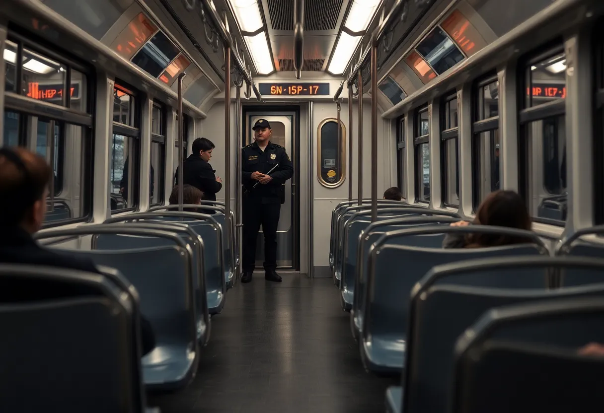 Scene depicting public transportation safety concerns in Charlotte