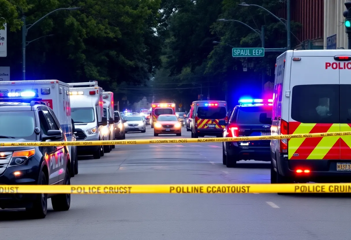 Scene of stabbings in Charlotte with police presence