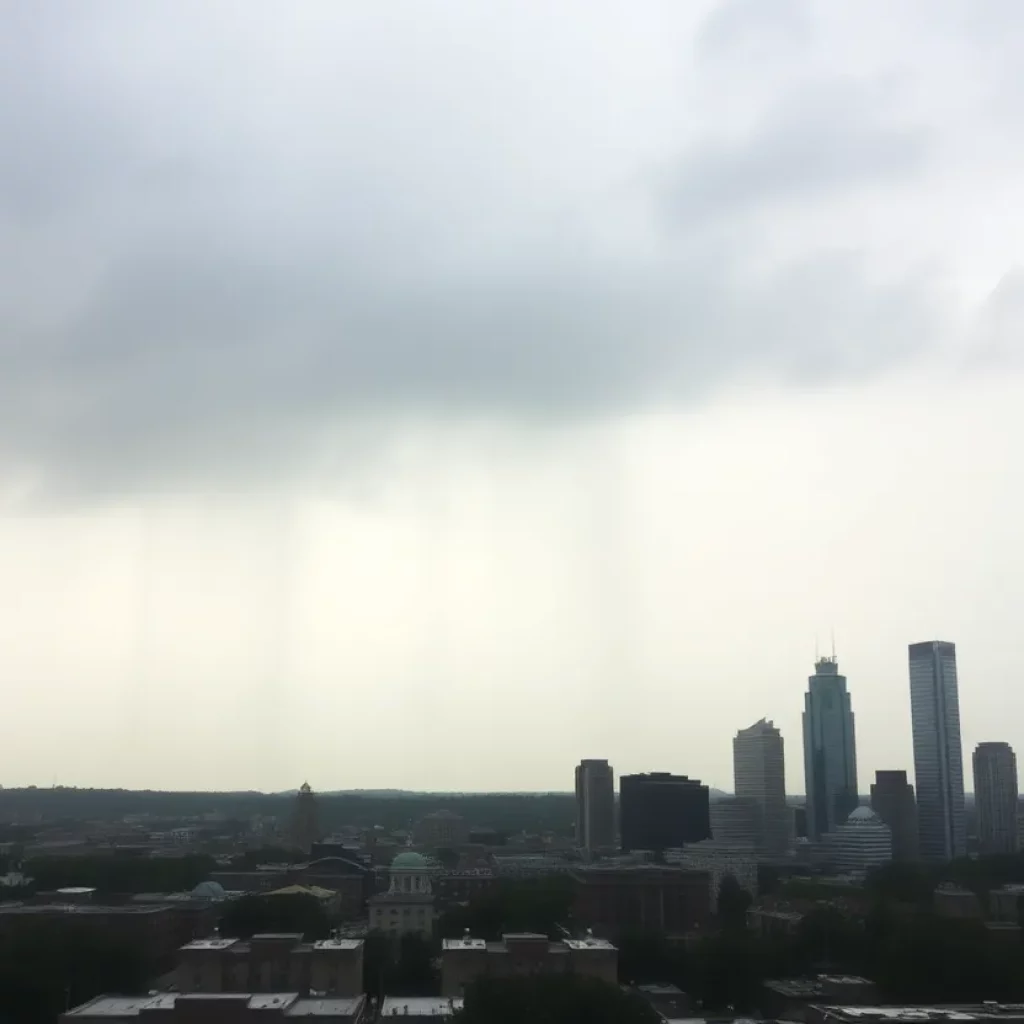 Rainy weather in Charlotte NC