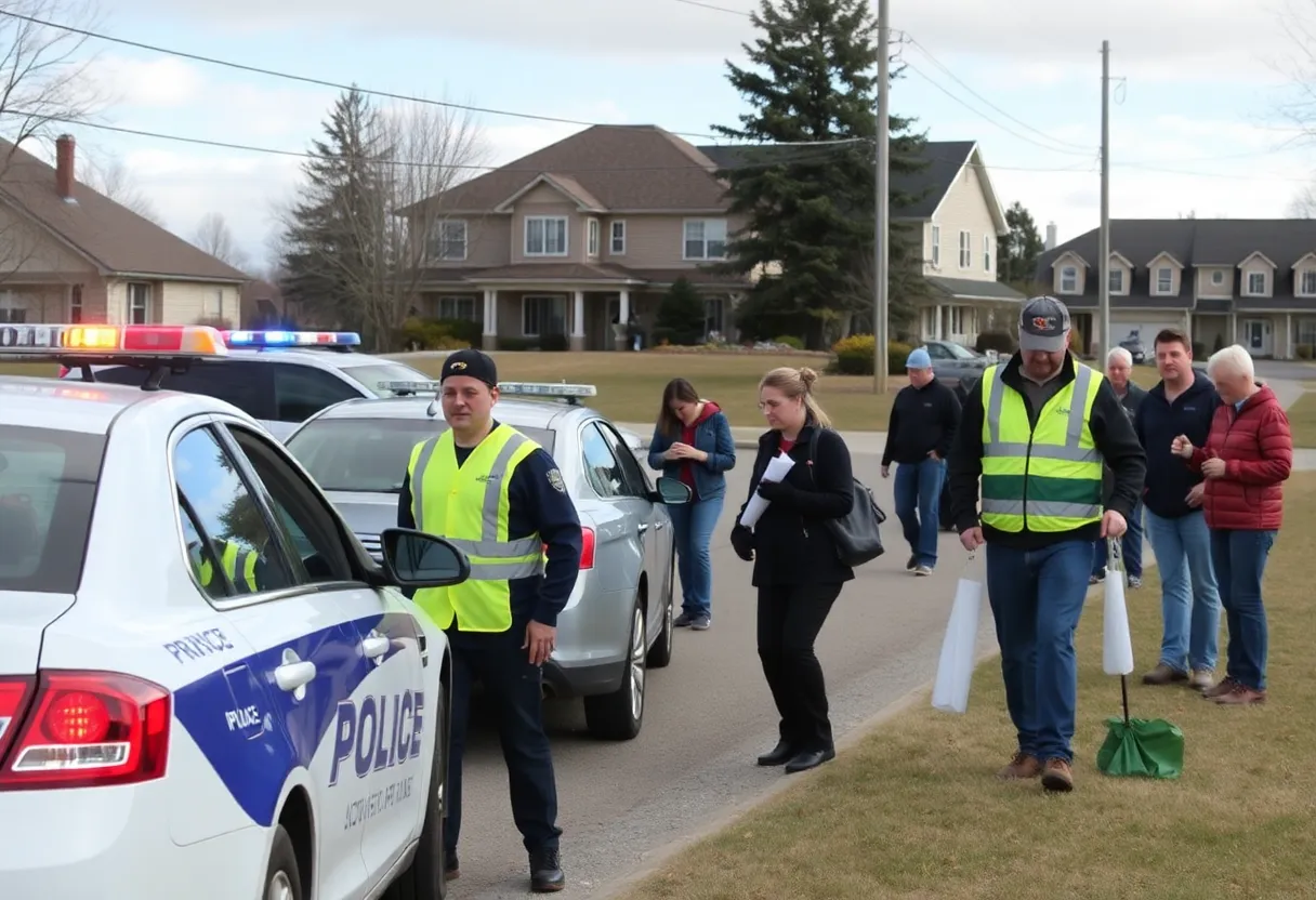 Volunteers and police searching for a missing woman in Charlotte