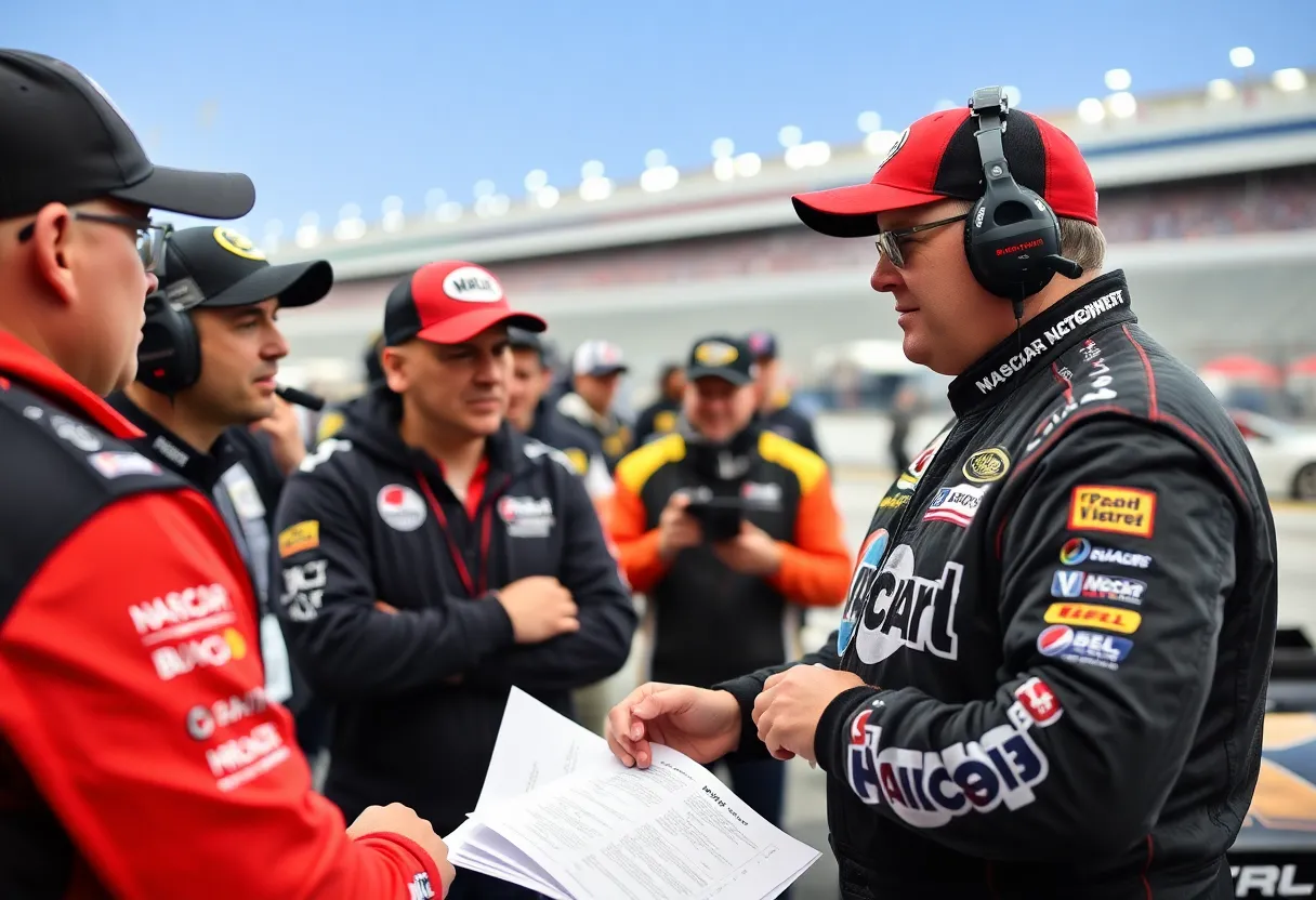 Drivers and crew chiefs at NASCAR Playoffs Media Day