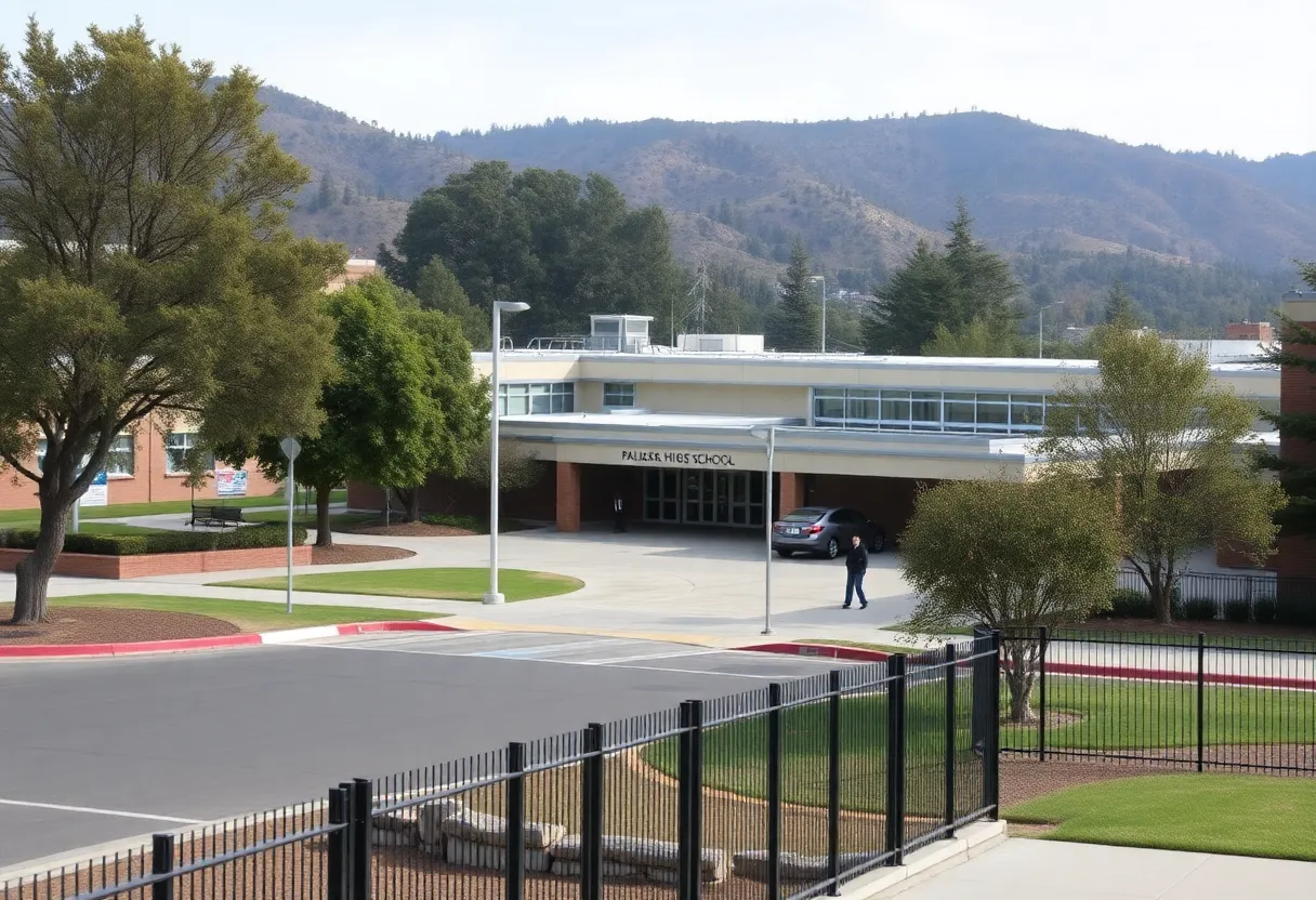 Palisades High School campus view