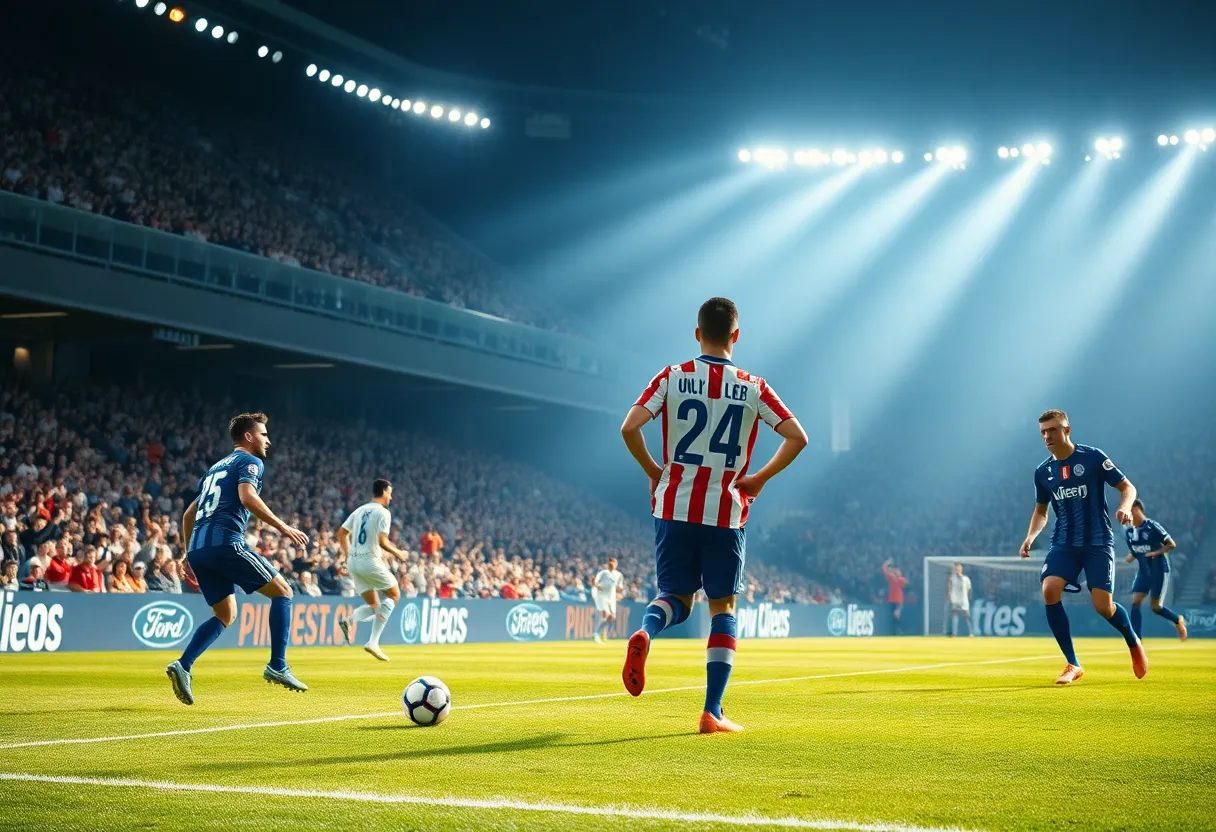 CF Montreal players celebrating a goal against Charlotte FC