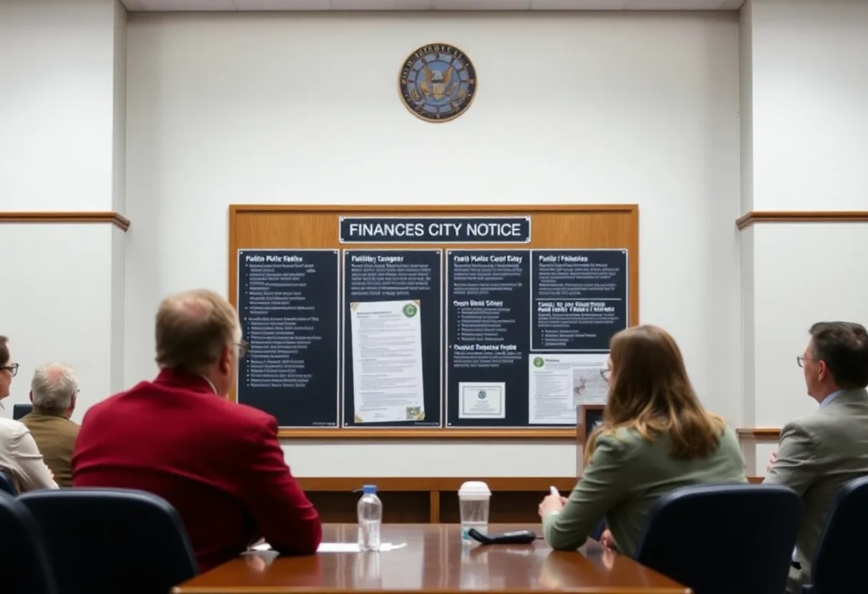 People discussing transparency at a Charlotte City Council meeting