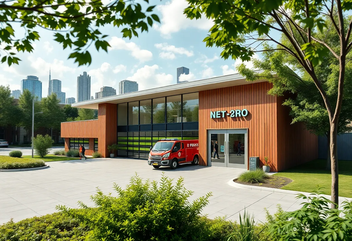 All-electric fire station in Charlotte showcasing green technologies