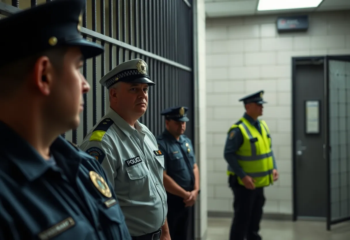 Detention center in Charlotte NC highlighting crime issues