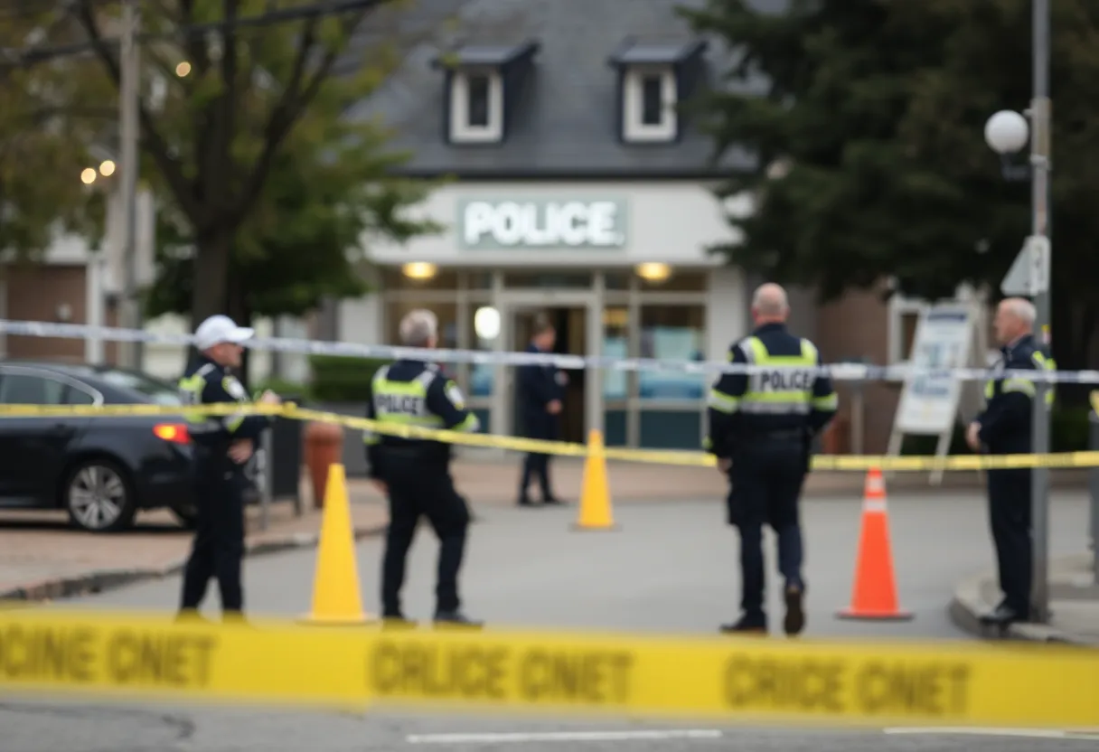 Charlotte police investigating a crime scene