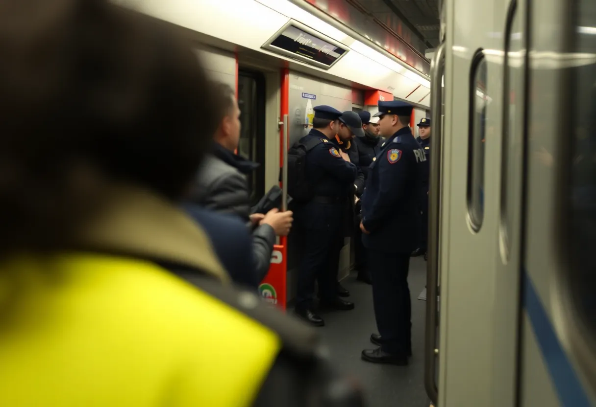Police investigating a tragic incident on a train in Charlotte