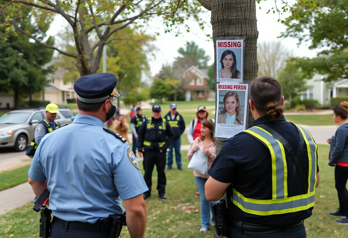 Community volunteers searching for a missing man in Charlotte