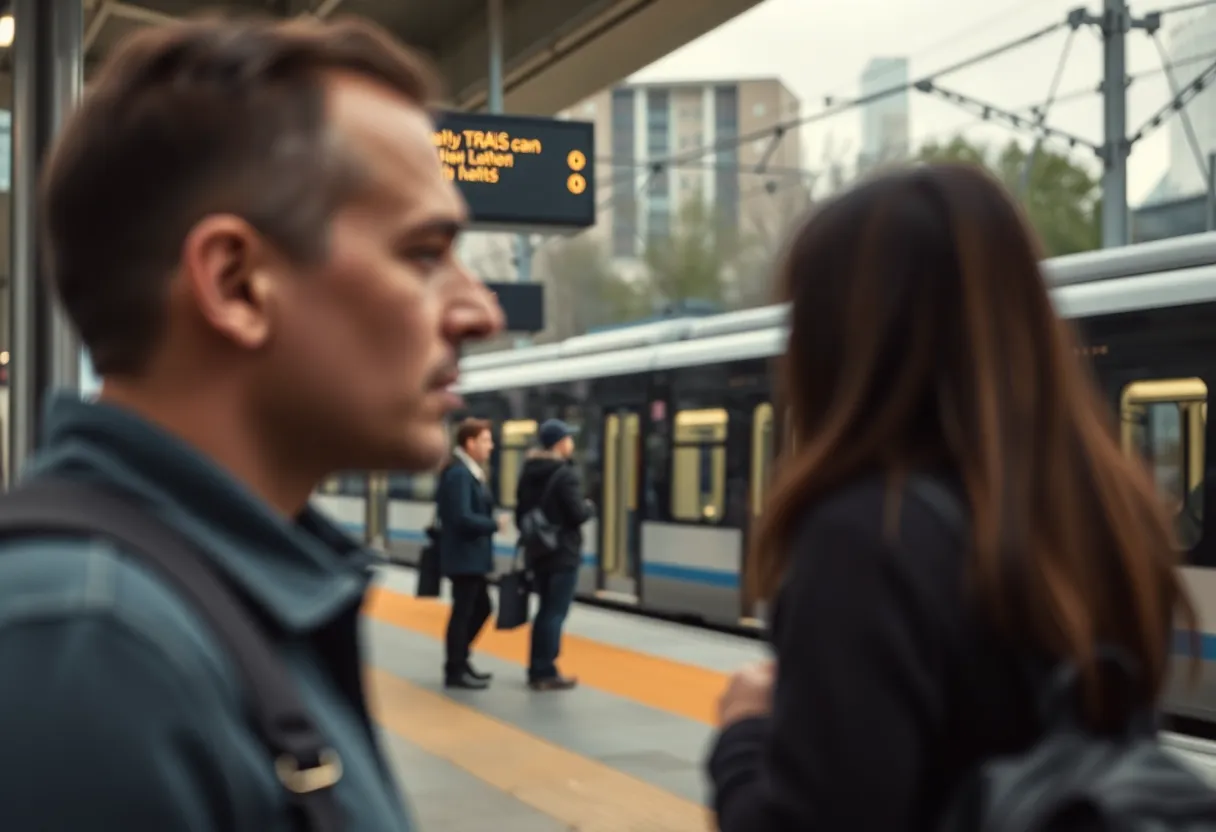 Discussion on public safety at a transit station in Charlotte