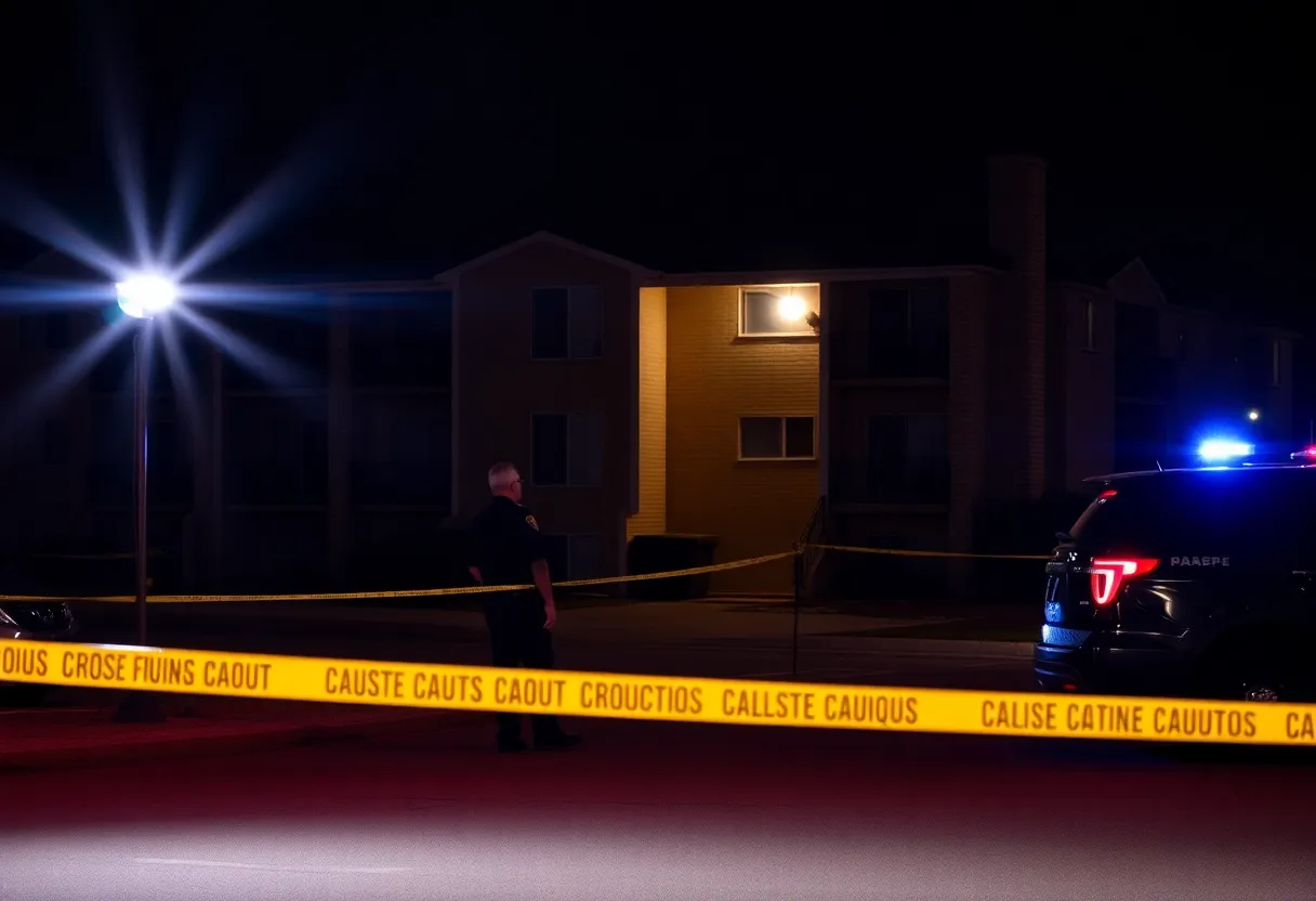 Police investigating shooting scene at UNC Charlotte apartment complex