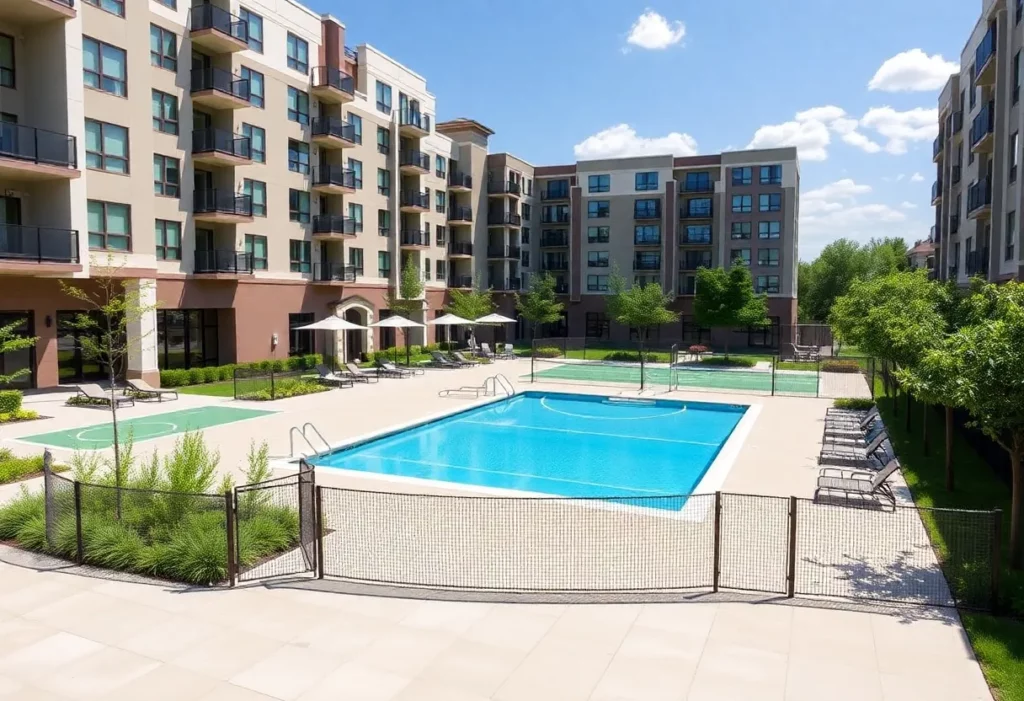 Luxury apartments at Axis at the Park in Charlotte, NC