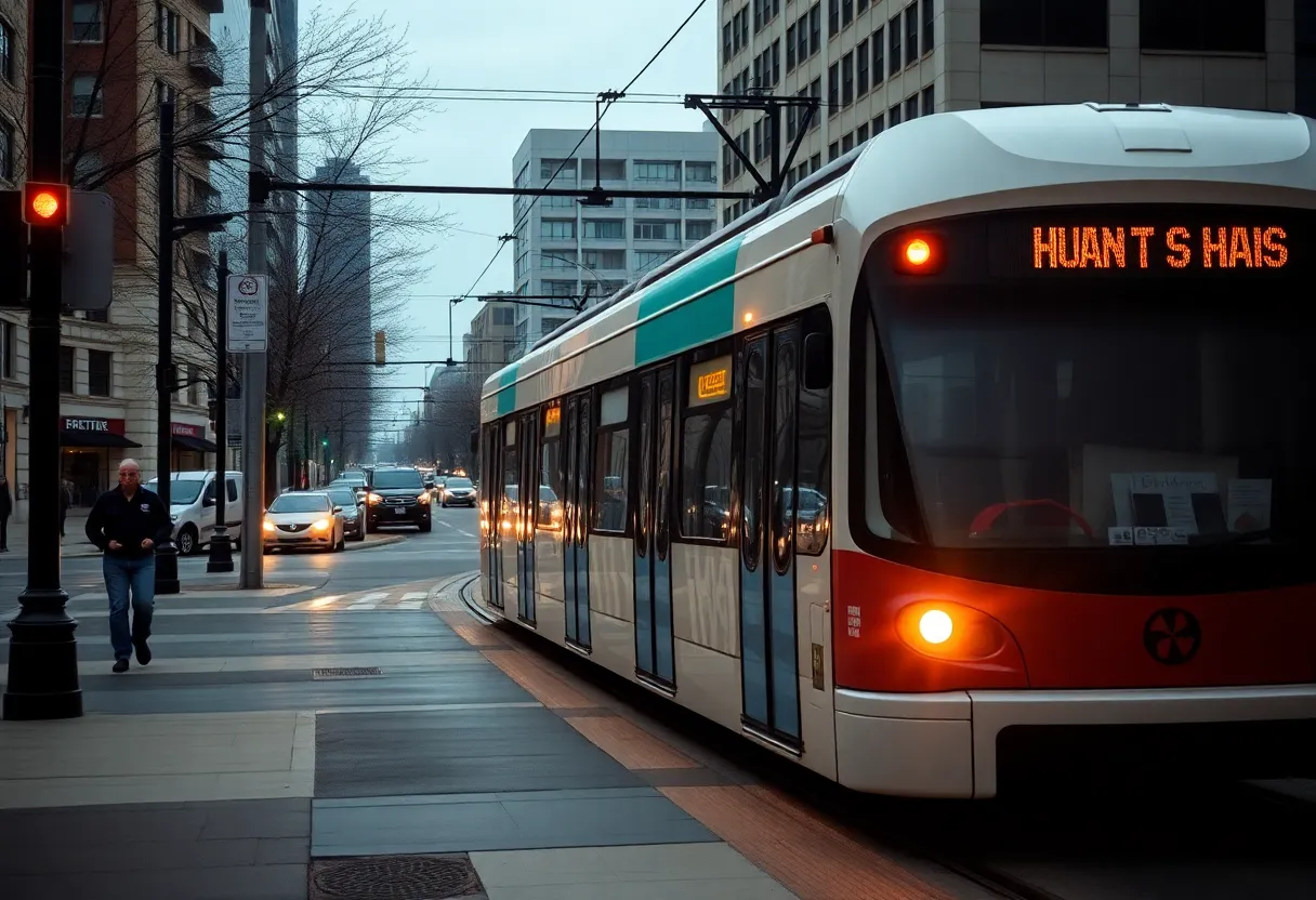 Charlotte light rail station focusing on community and safety