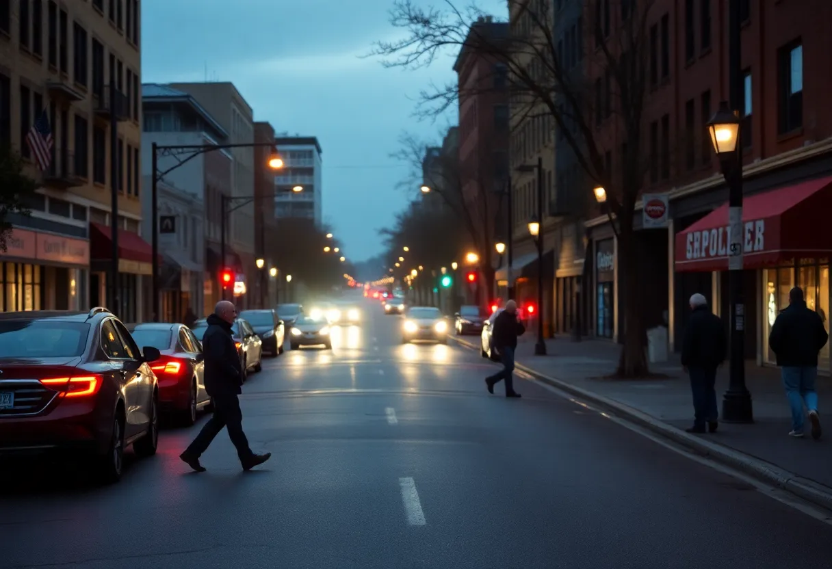 Charlotte street where the shooting incident occurred
