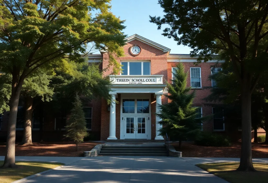 Exterior view of Piedmont Middle School
