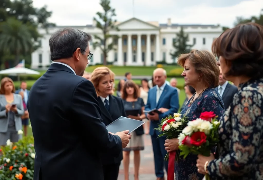 Ceremony in the Rose Garden to award the Presidential Medal of Freedom