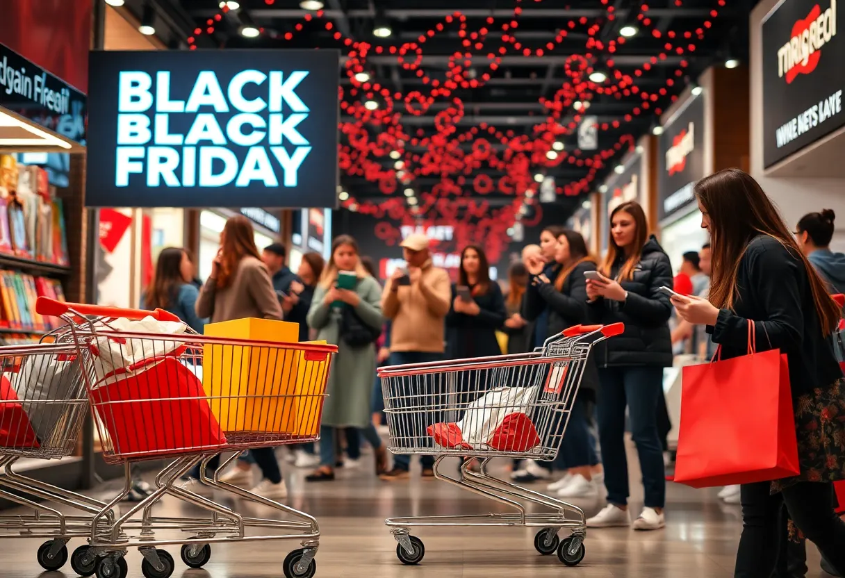 Online shopping during Black Friday