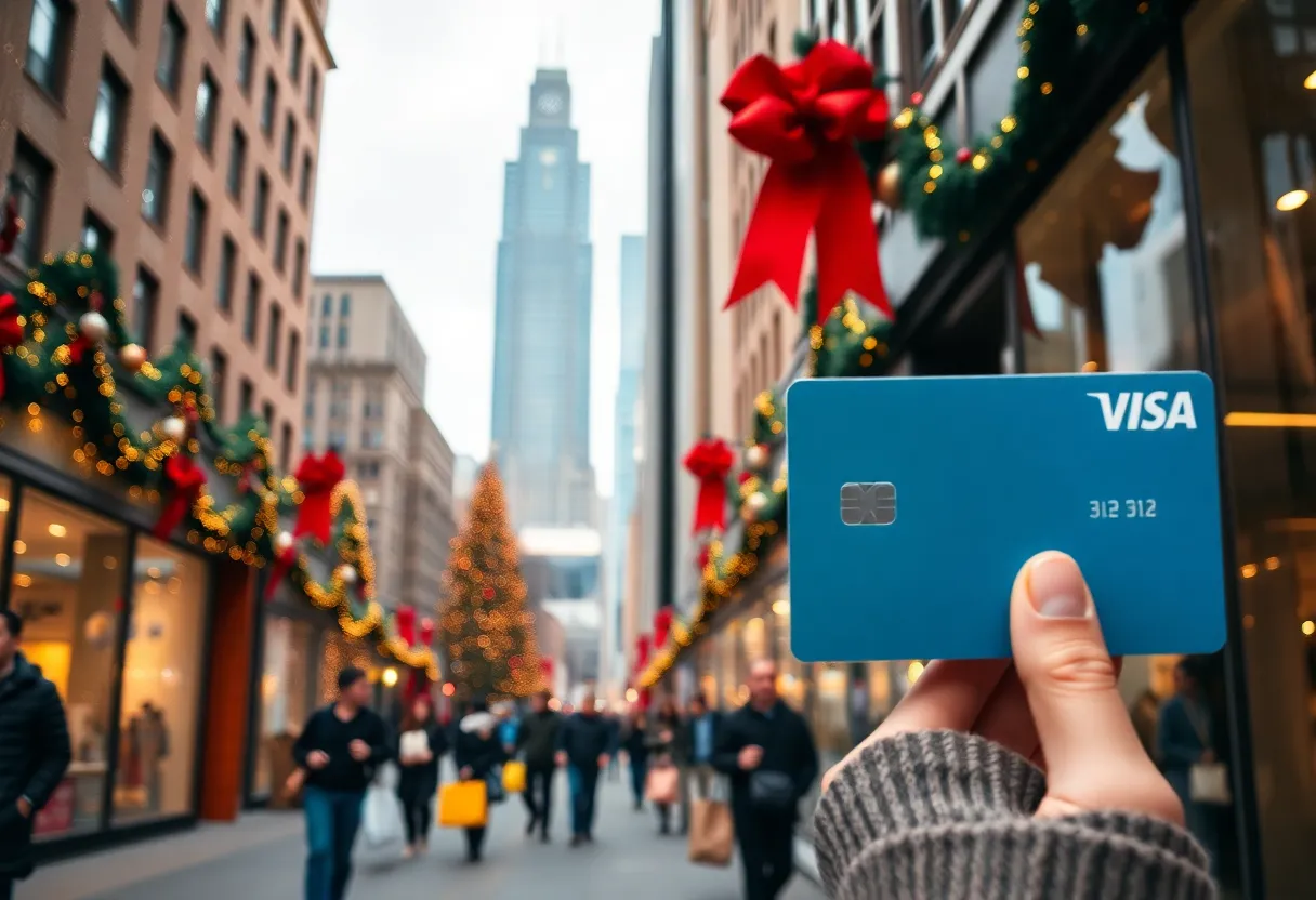 Shopping in Charlotte during the holiday season, highlighting the struggle with holiday debt.