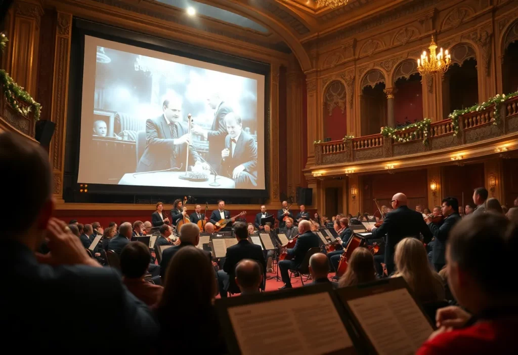 Audience enjoying the Home Alone concert by Charlotte Symphony Orchestra