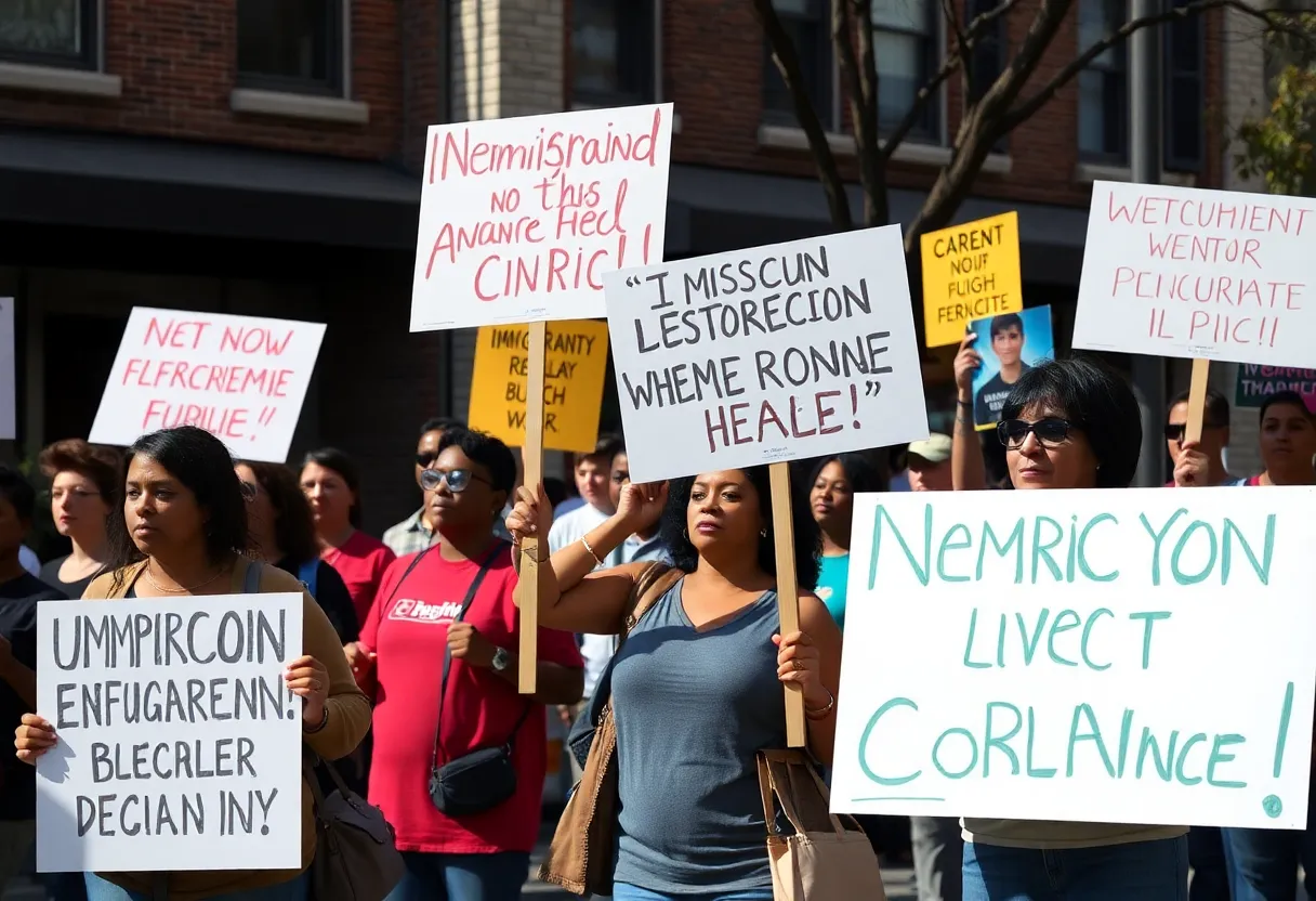 Residents expressing concerns about federal immigration enforcement in Charlotte