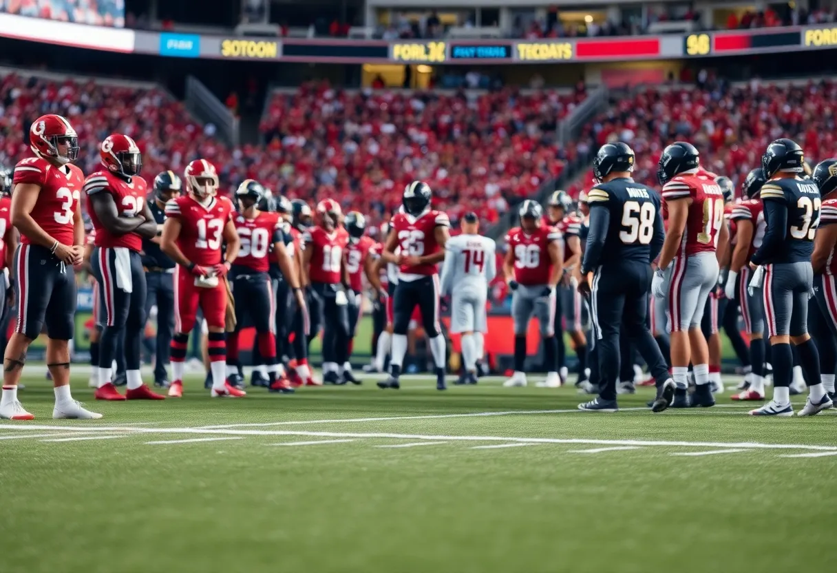 Dallas Cowboys players on sideline during game