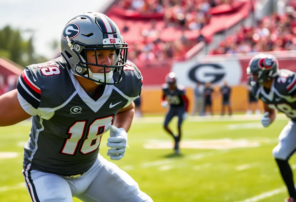 Linebacker committing to Georgia Bulldogs