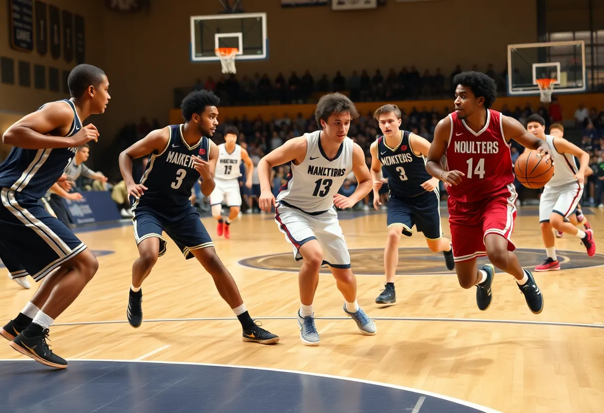 Charlotte Hornets celebrating a victory on the court after a basketball game.