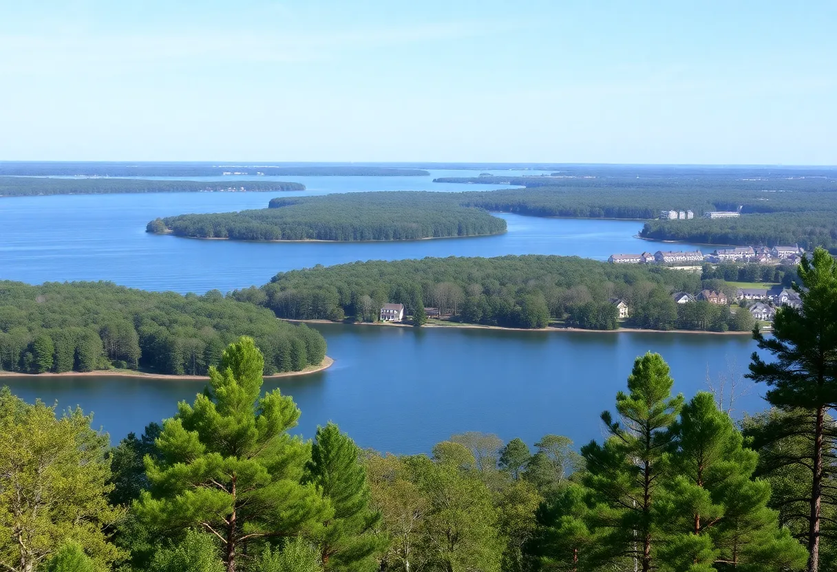 Proposed rental homes overlooking Lake Norman