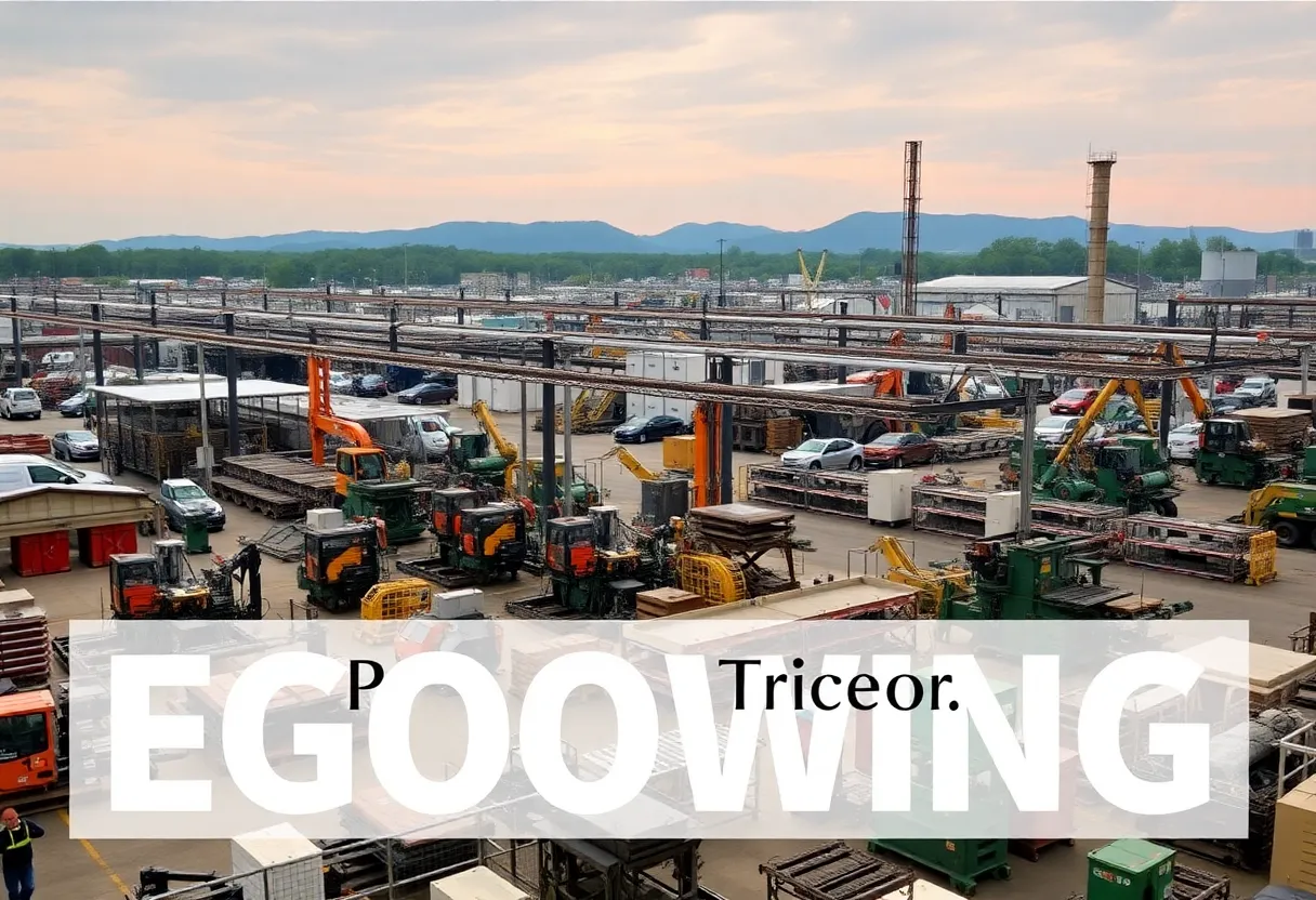 Manufacturing facility representing new job creation in Piedmont Triad region