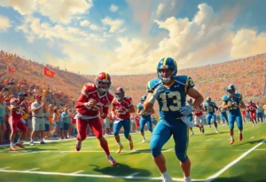 Virginia Cavaliers and Duke Blue Devils in the ACC Championship Game