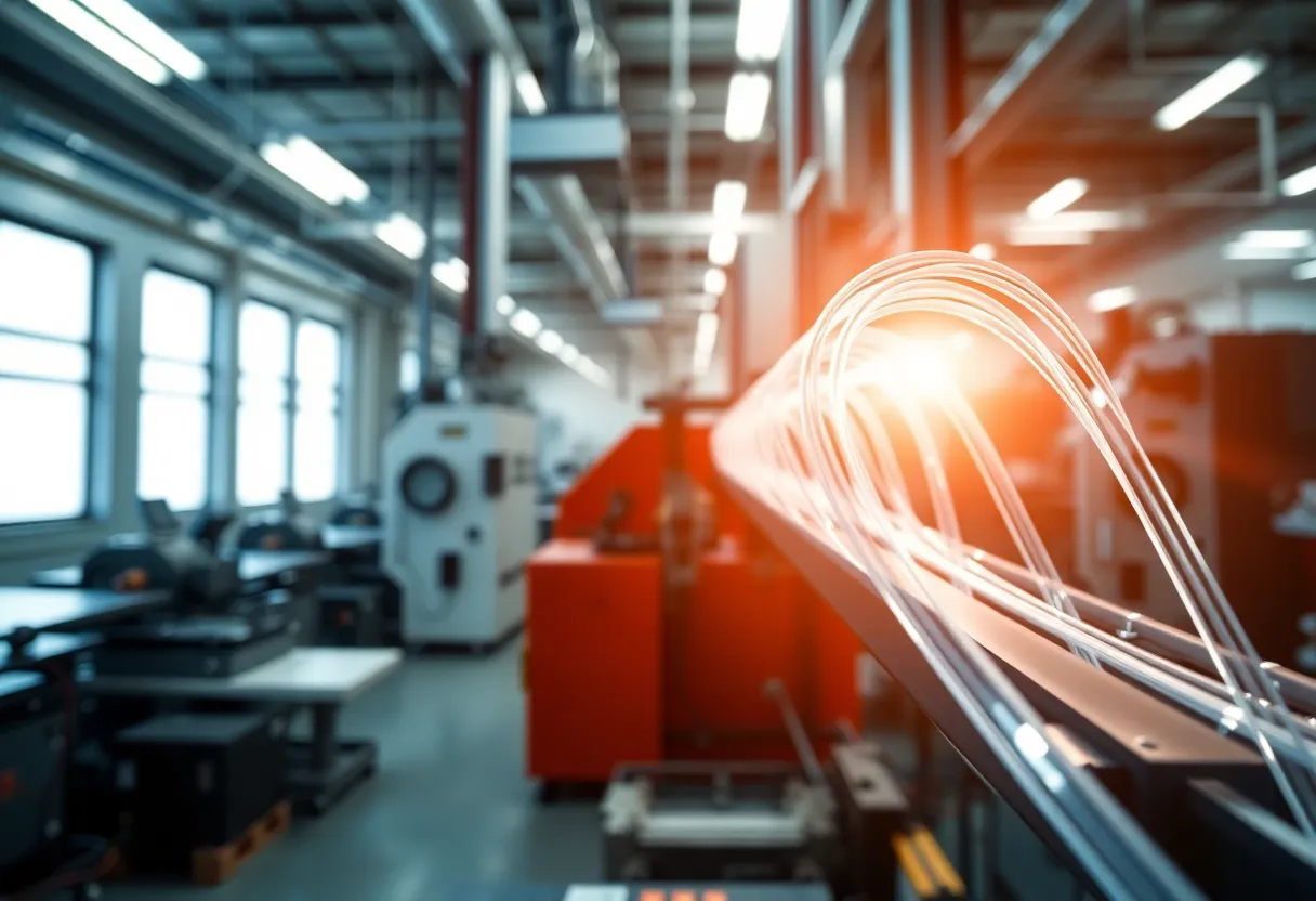 Precision extrusion facility of Aptyx Corp in Taunton, Massachusetts.