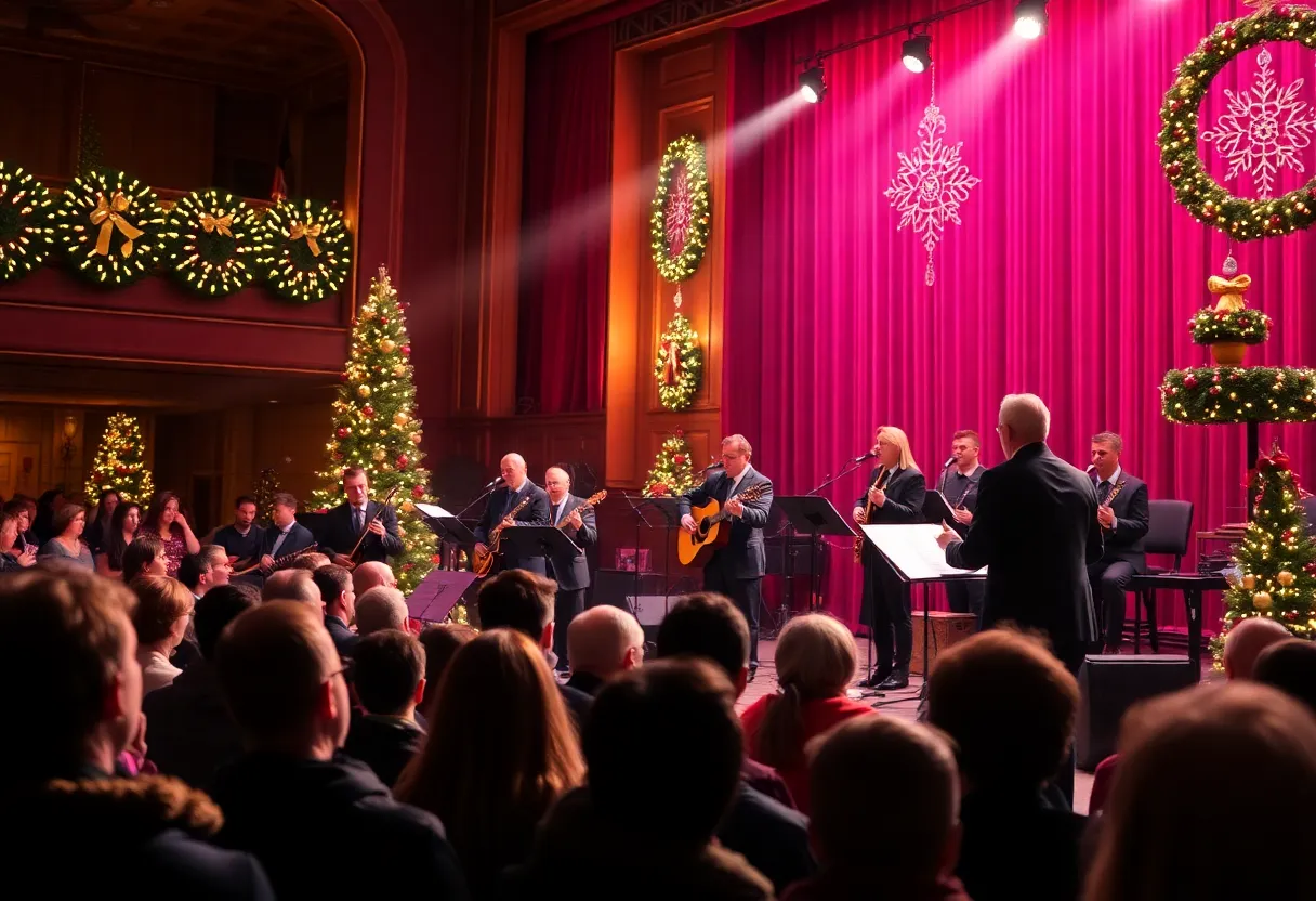 The Bergamot performing live during their South Shore Christmas concert.