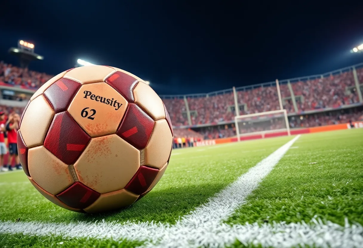 Carolina Panthers football game action with fans cheering