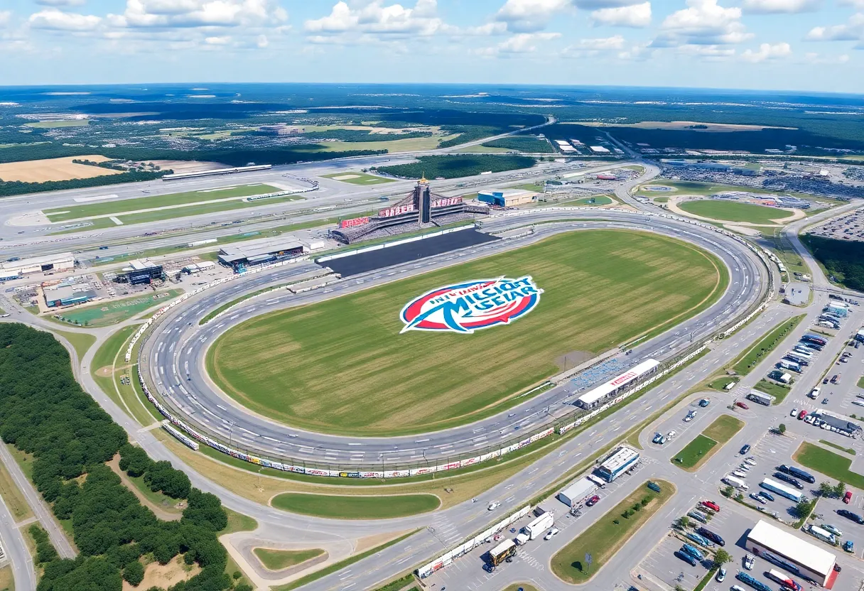 Charlotte Motor Speedway landscape highlighting NASCAR investment