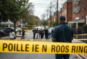 Police investigation in a Charlotte neighborhood after a mother's murder