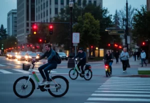 Community street view in Charlotte, focusing on public safety