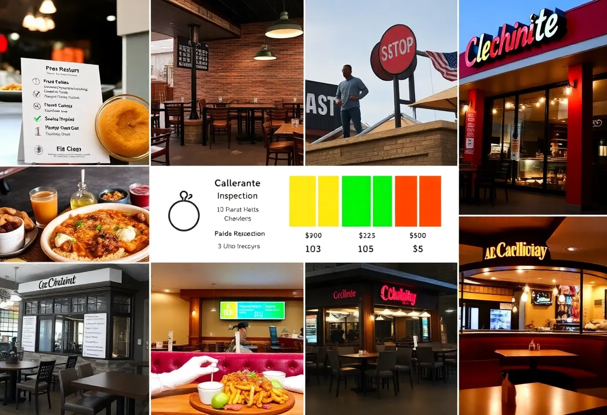 Restaurants in Charlotte with recent health inspection grades