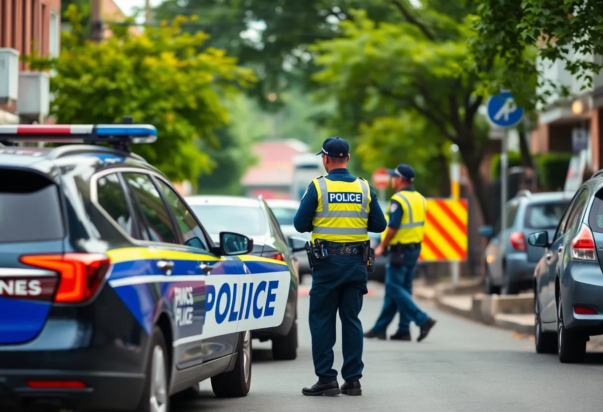 Police responding to a shooting incident in Charlotte