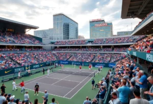 Crowd cheering at various sporting events in Charlotte