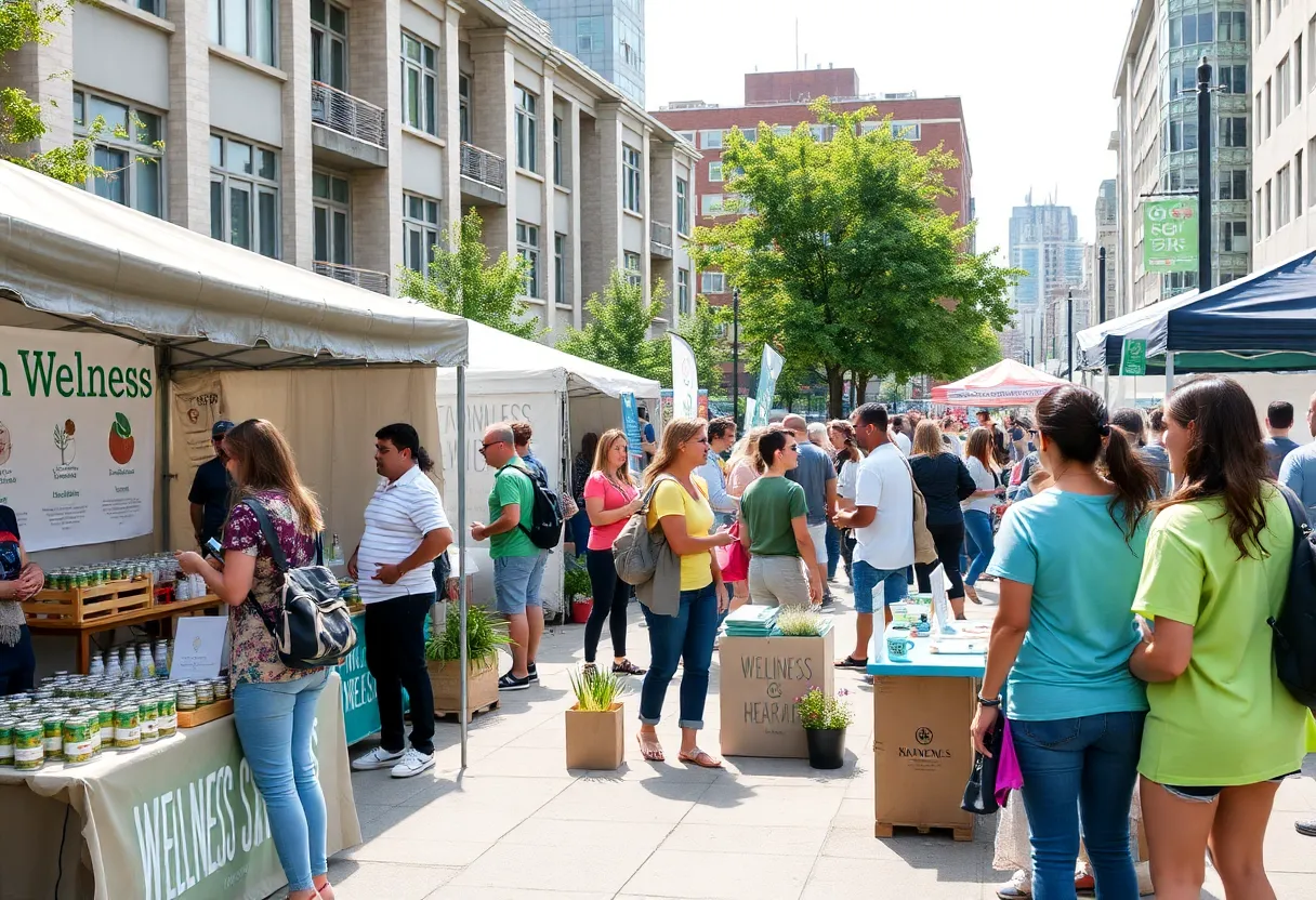 Vibrant community event promoting wellness and sustainability in Columbia SC