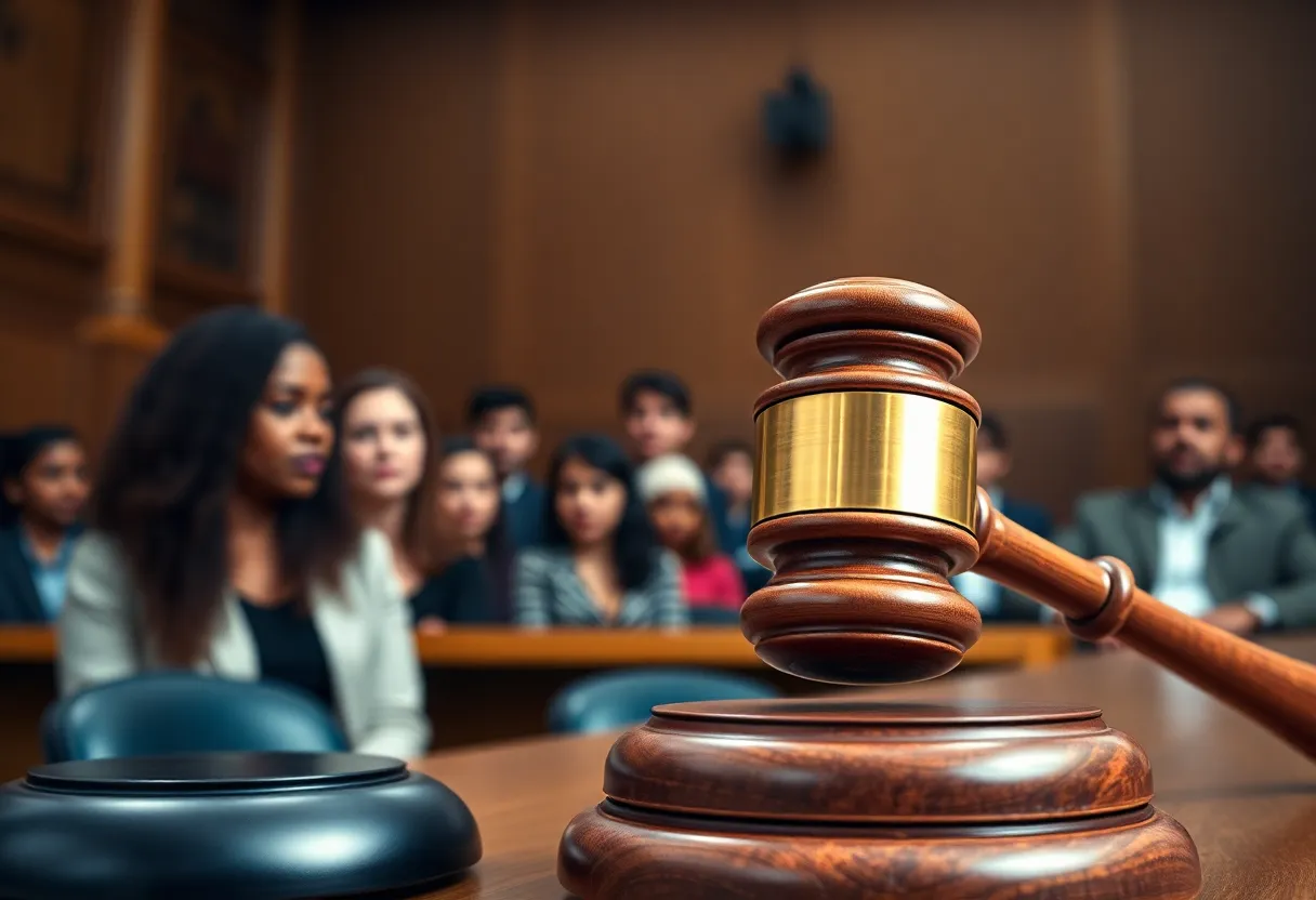 Justice for asylum seekers in a courtroom setting