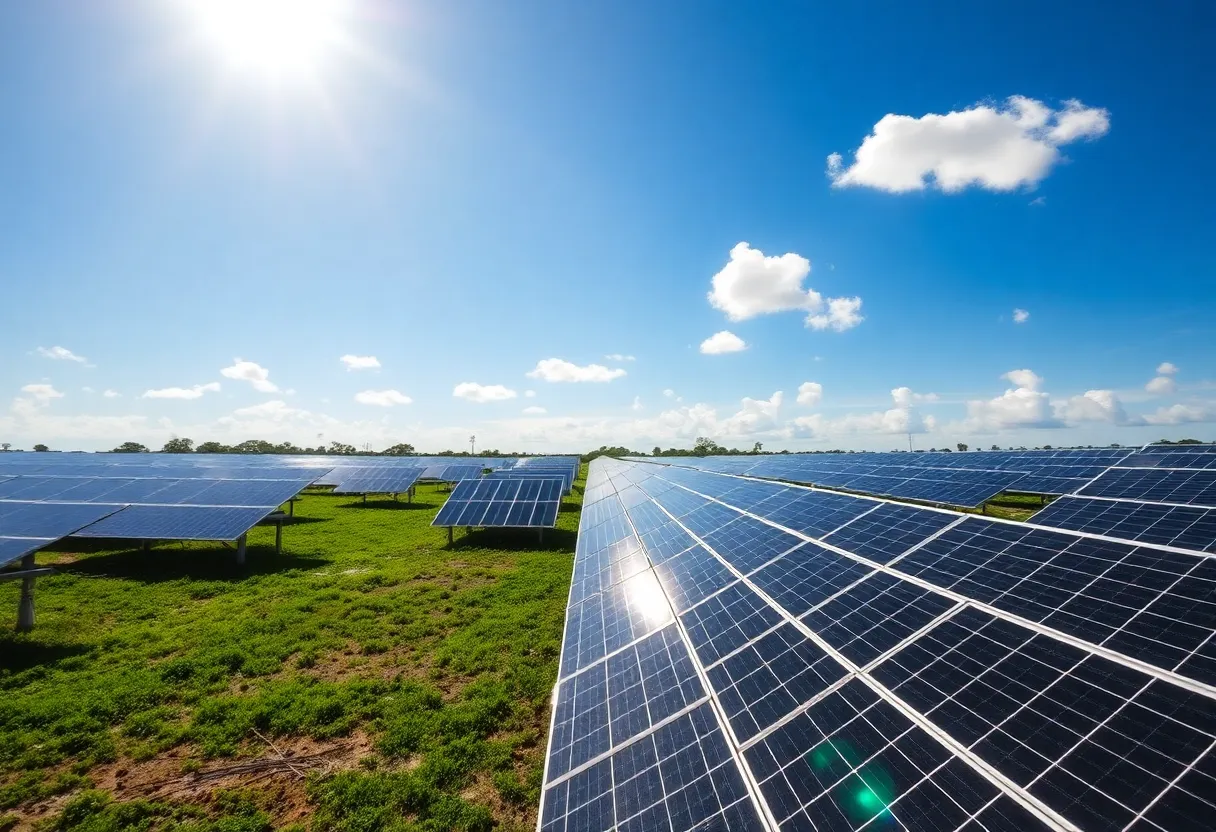 Solar panels at Duke Energy facilities in Florida