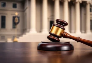 Symbol of law enforcement accountability featuring a police badge and gavel.