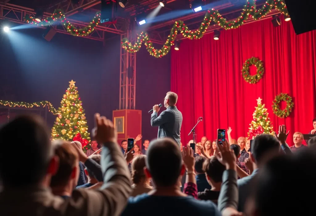 Live performance of Live Hart during the Holiday Serenade concert