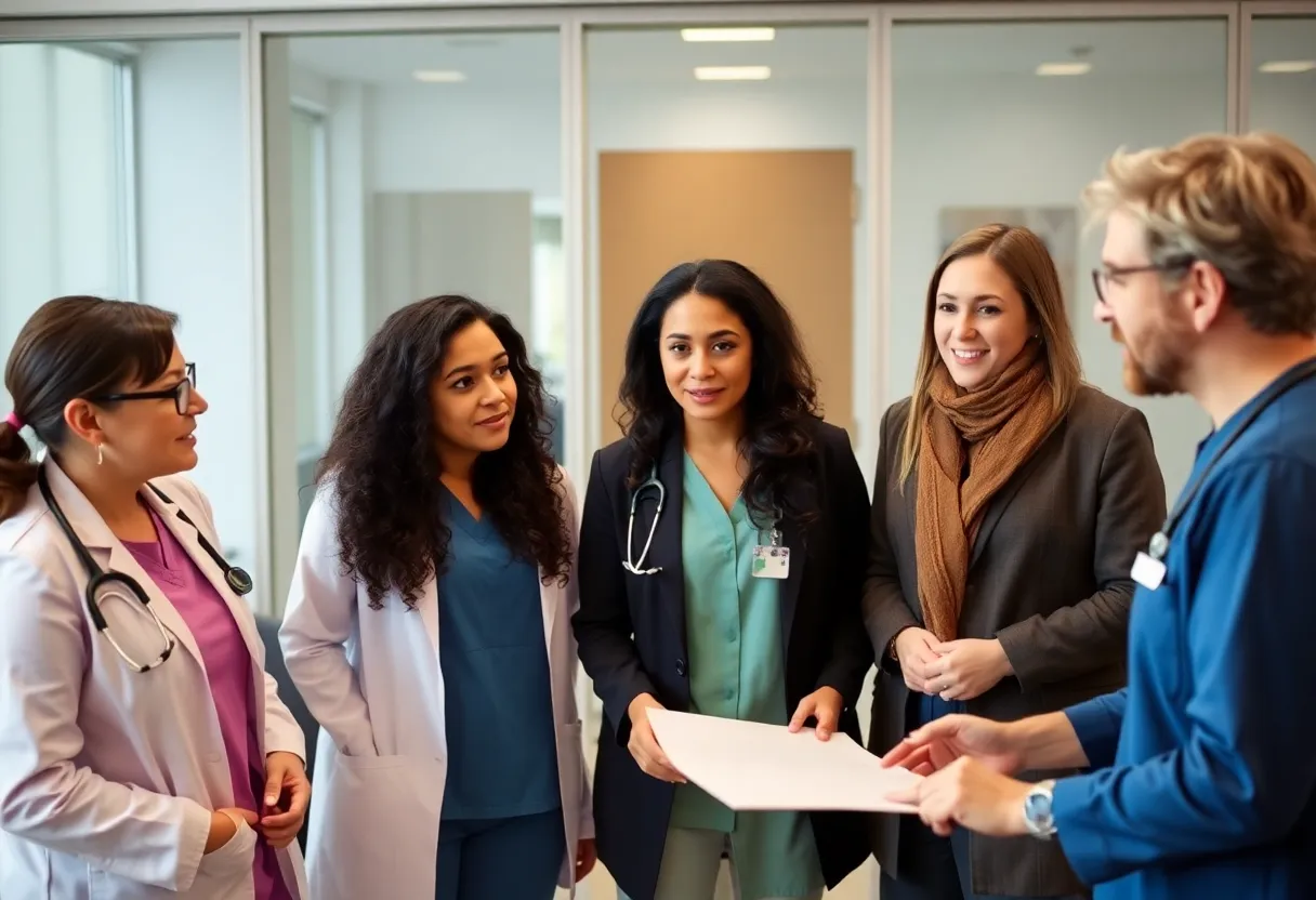 Healthcare providers discussing Medicaid rates restoration